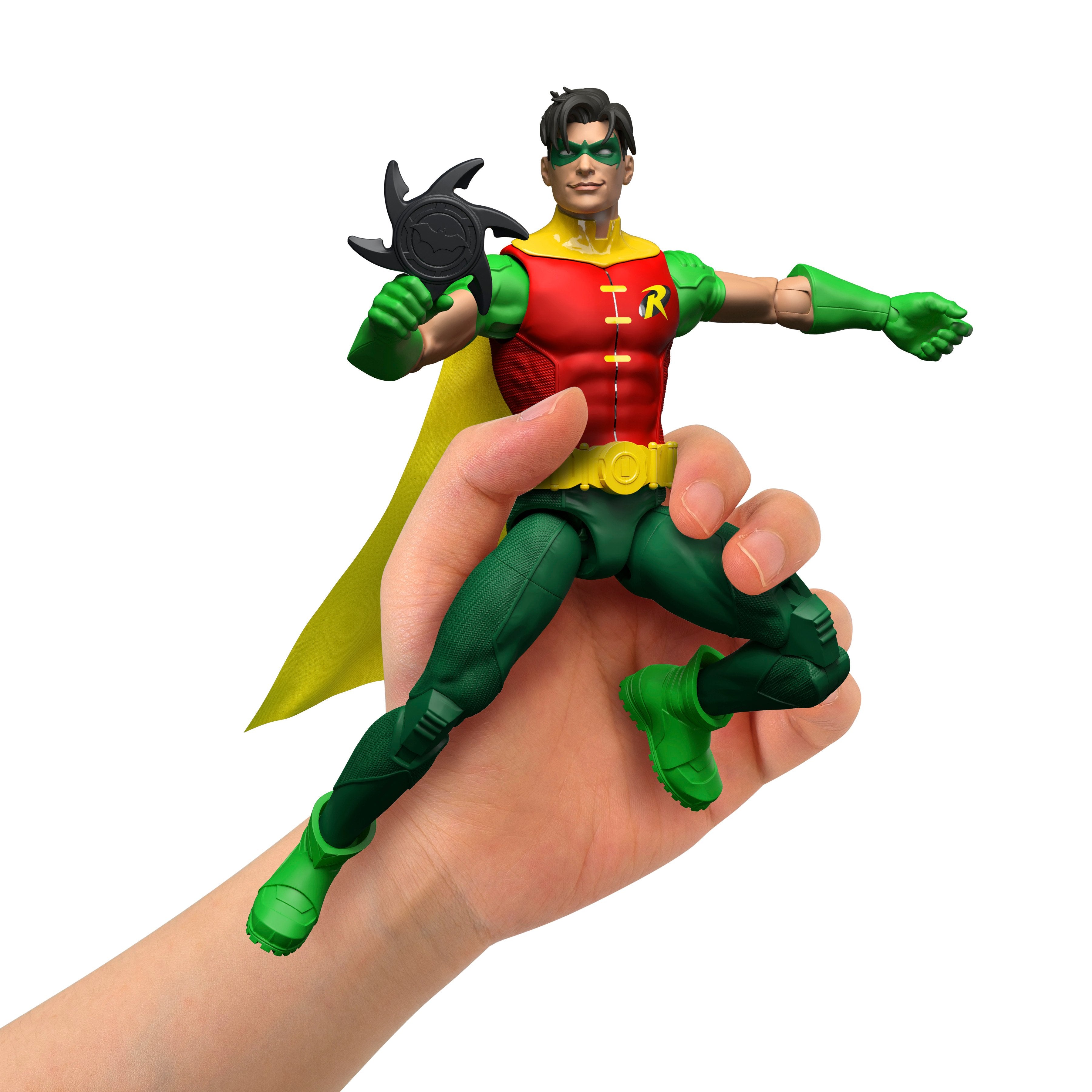 Robin DC Core 6-Inch Figure — Scale Reference Hand-Held View with Batarang
