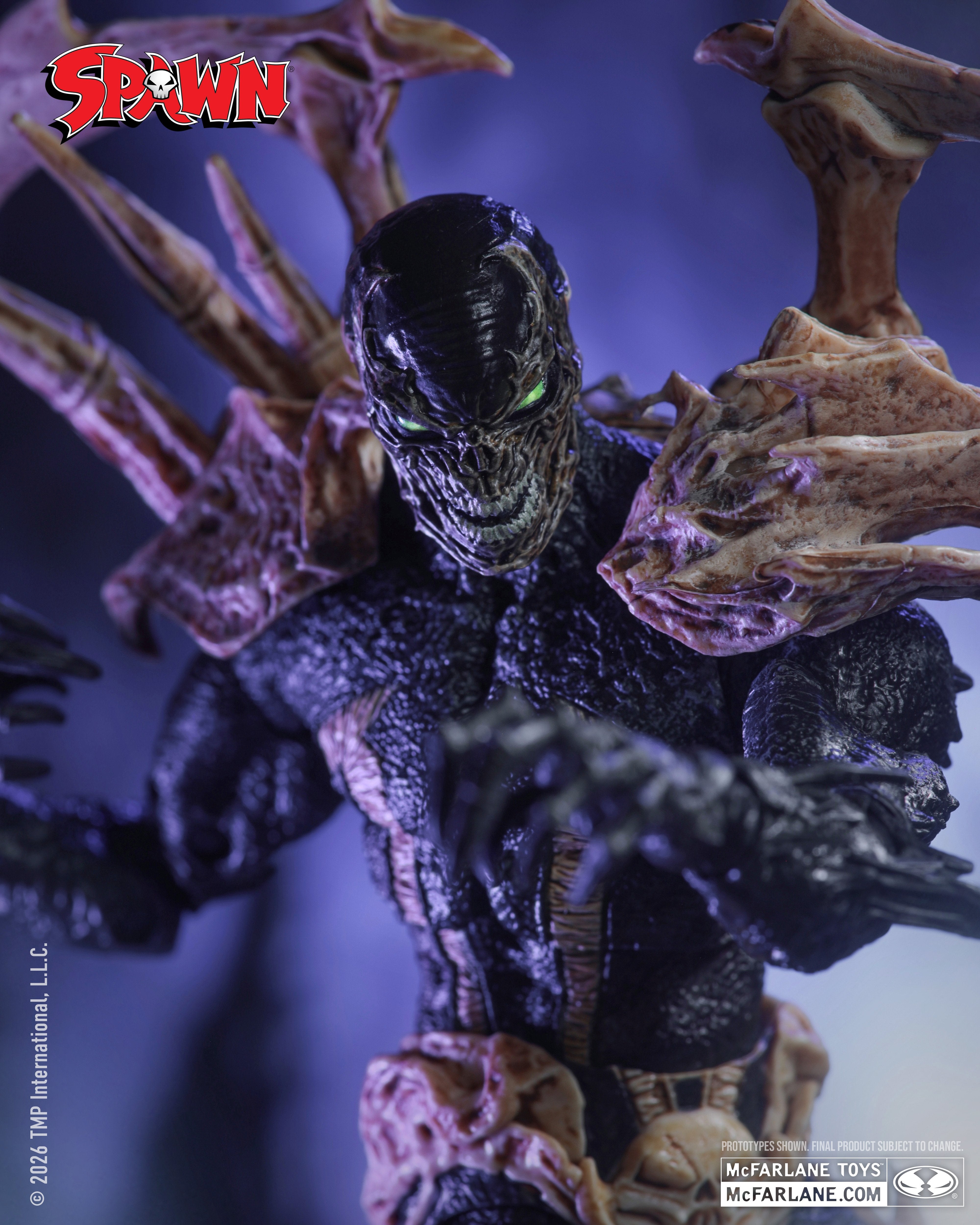 Curse of the Spawn McFarlane Toys 7-Inch Figure — Figure Detail Close-Up of Face and Upper Torso