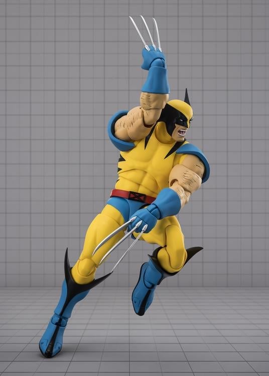 Wolverine Gamerverse S.H.Figuarts 6-Inch Figure — Leaping Pose Showing Full Articulation Range