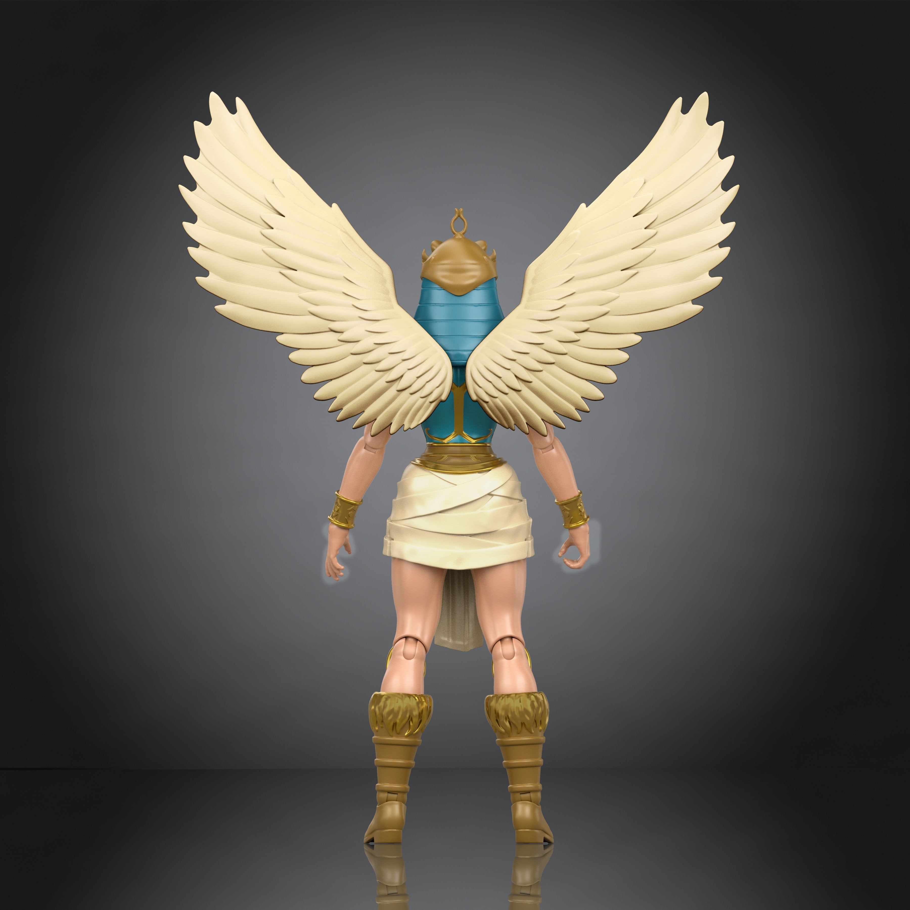 Sorceress MOTU Origins 200X 5.5-Inch Figure — Back View Showing Wing Detail