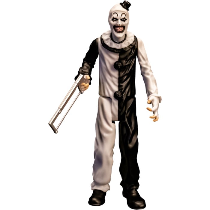 Art the Clown Terrifier 5-Inch Blood Bath Figure — Articulation Pose Hacksaw Extended