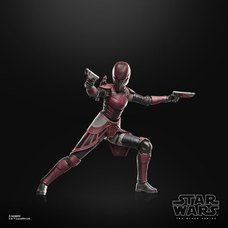 Rook Kast Black Series 6-Inch Figure — Helmeted Low Stance Dual Pistols Extended