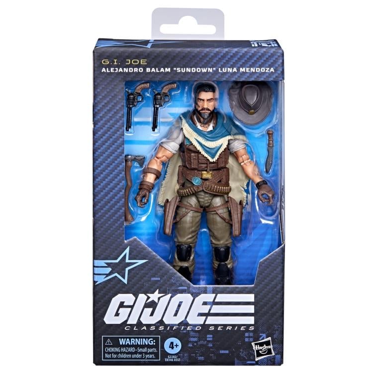 Sundown GI Joe Classified Series 6-Inch Figure — Box Front Package Detail