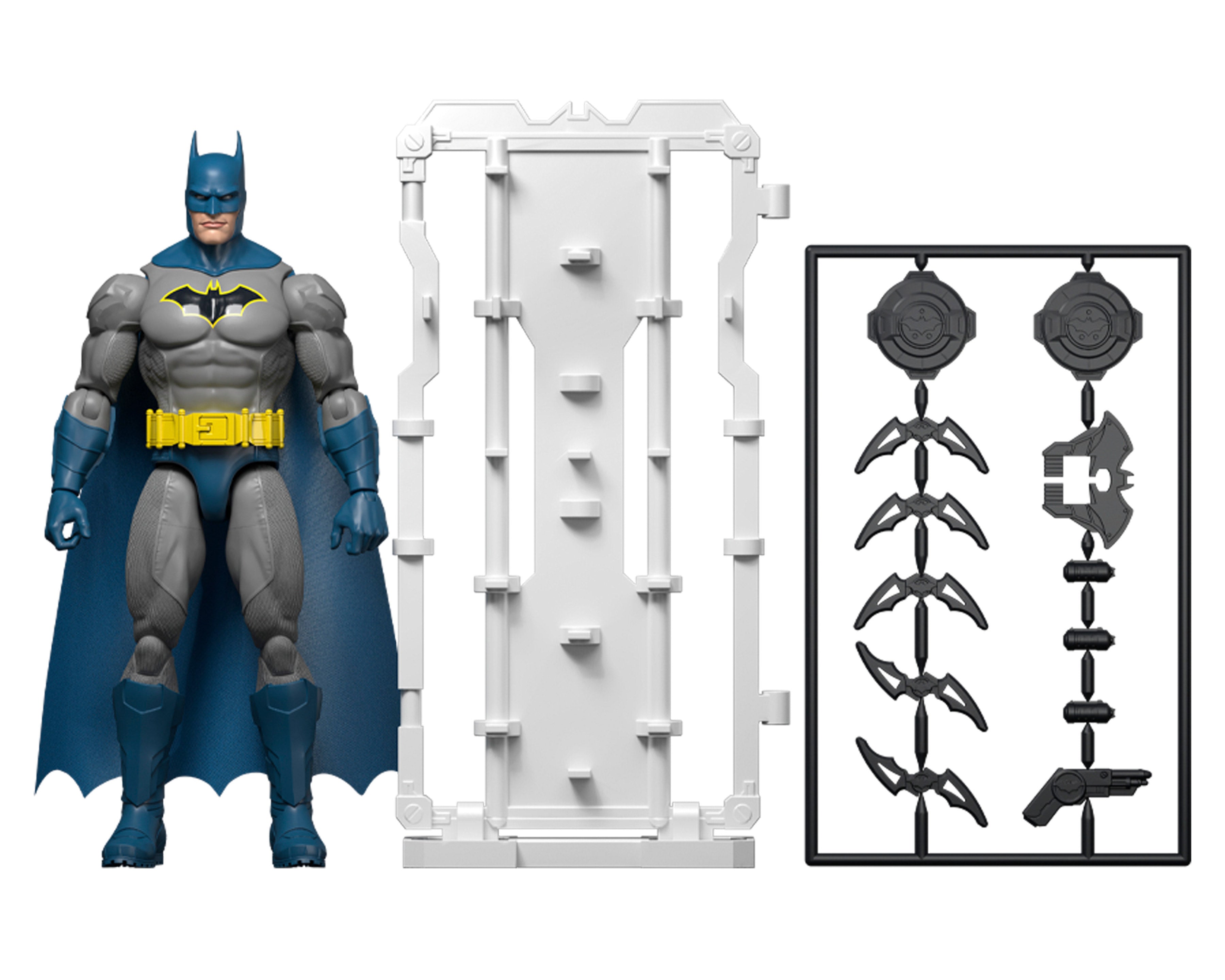 Batman DC Comics Core 6-Inch Figure — Contents Display with Figure, Weapons Runner, and Display Stand