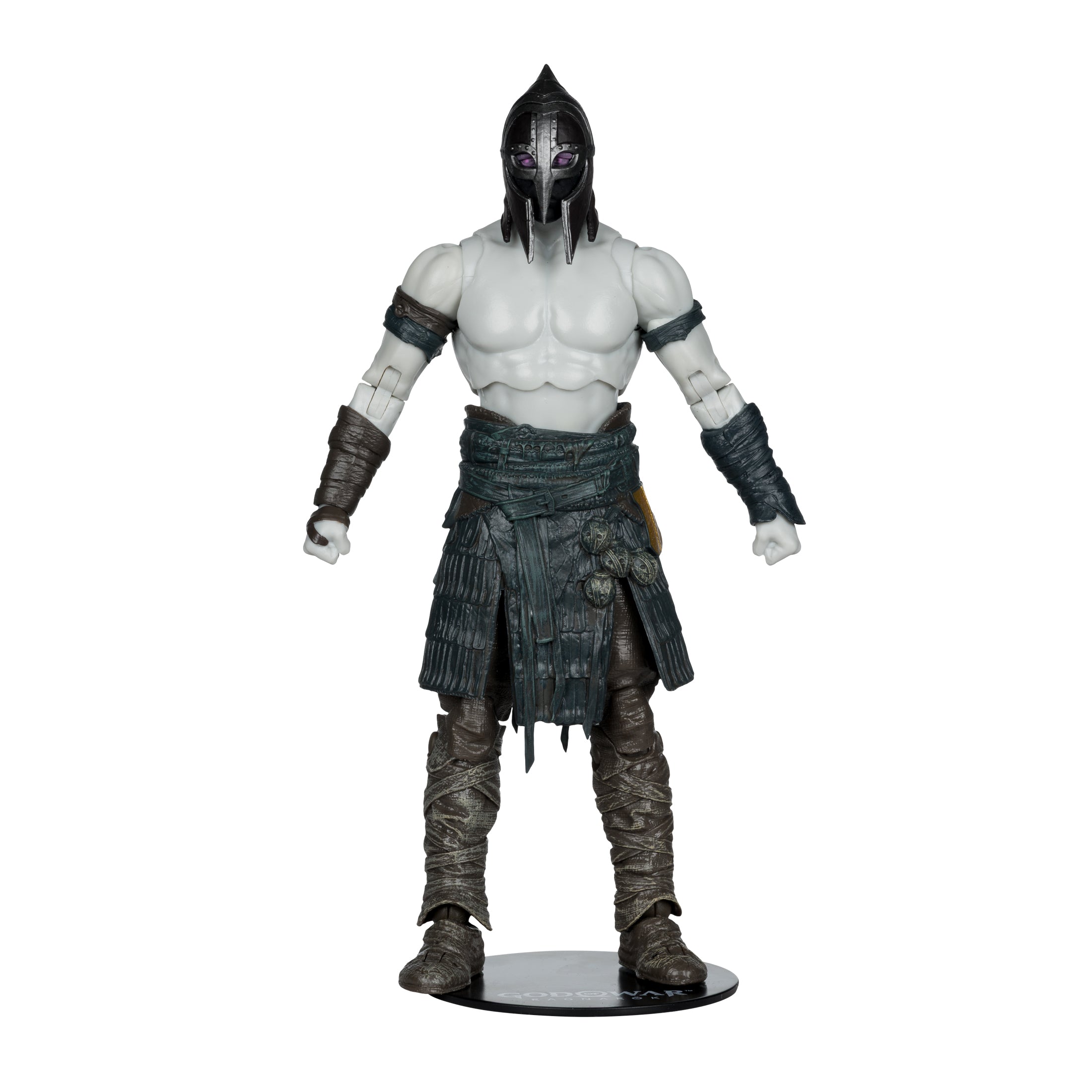 Einherjar God of War Ragnarok McFarlane Gaming Edition 7-Inch Figure — Front View on Display Base