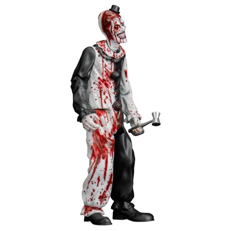 Art the Clown Terrifier 2 Eye Poppin 5-Inch Figure — Opposite Side View Holding Medical Hammer