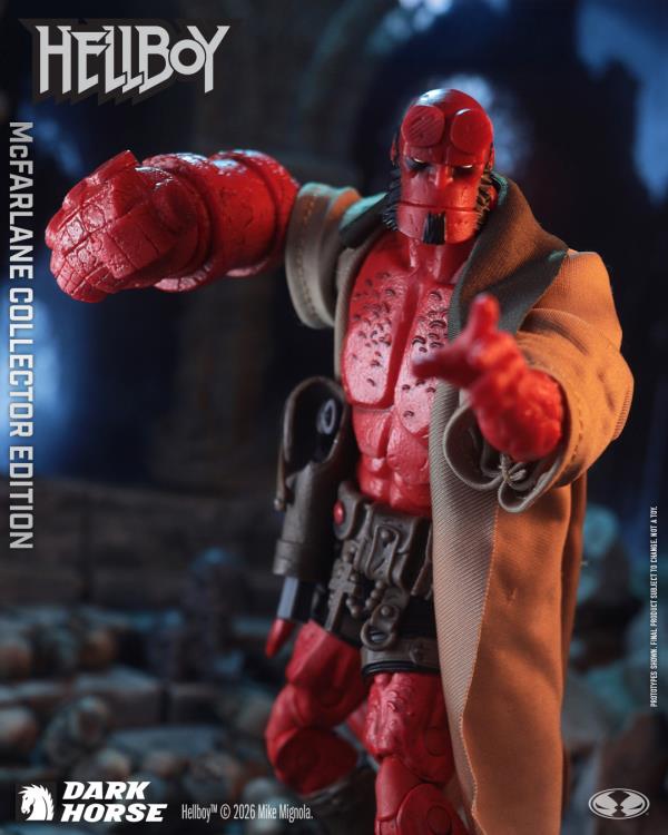 Hellboy McFarlane Collector Edition 7-Inch Figure — Articulation Pose Right Hand of Doom Extended