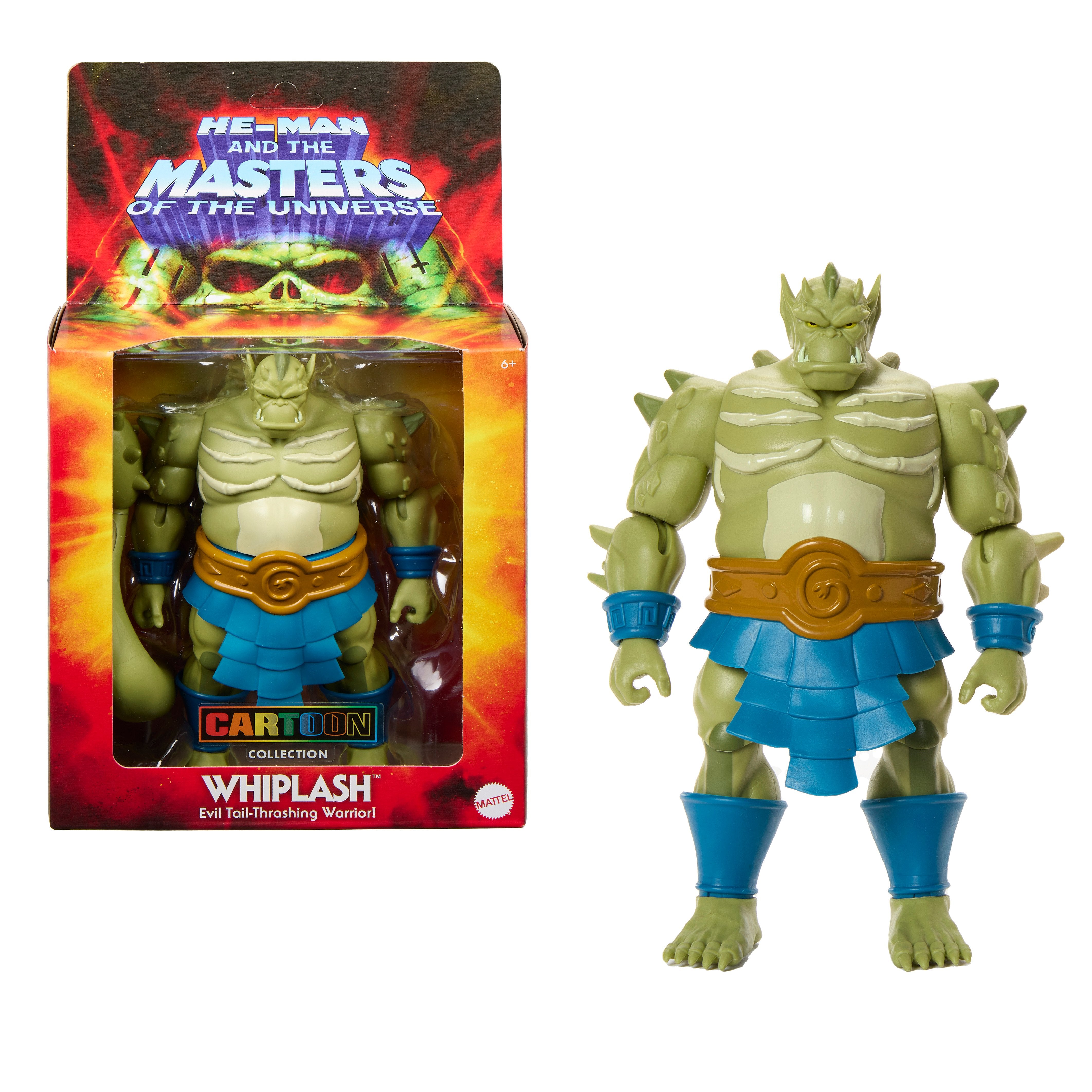 Whiplash Masters of the Universe Origins 5.5-Inch Figure — Package and Out of Box Display