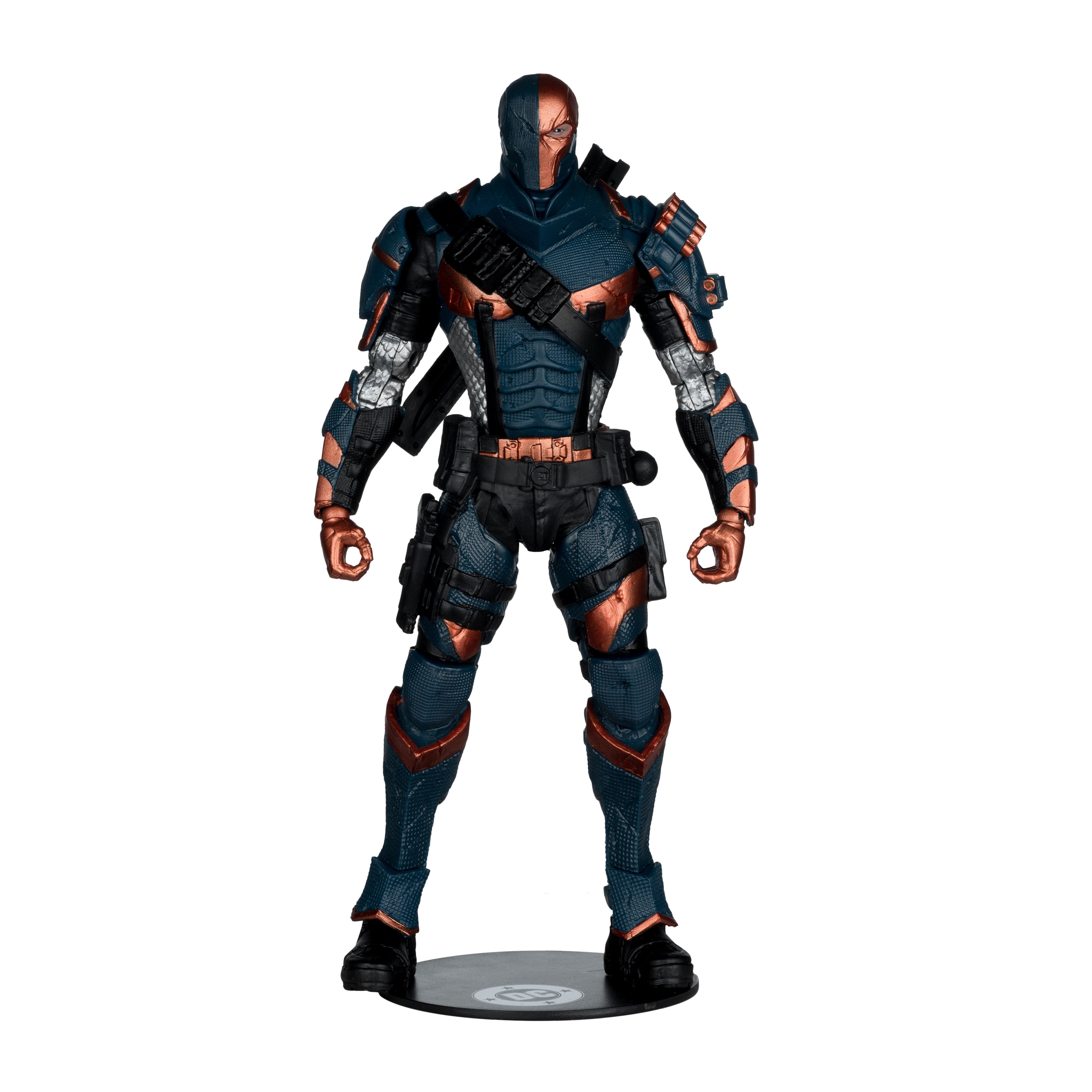 Deathstroke DC Multiverse 7-Inch Figure — Front View on Figure Base