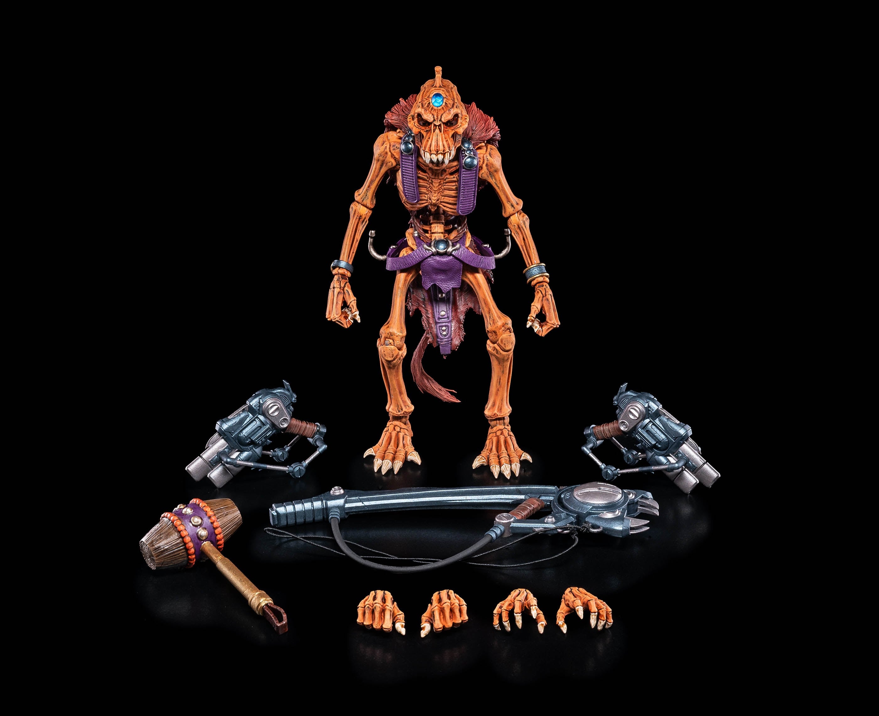 Claw Skeleton Warriors Infinite Legions 6-Inch Figure — Accessories Included Display with Hammer, Claw, Pistols and Hand Pairs