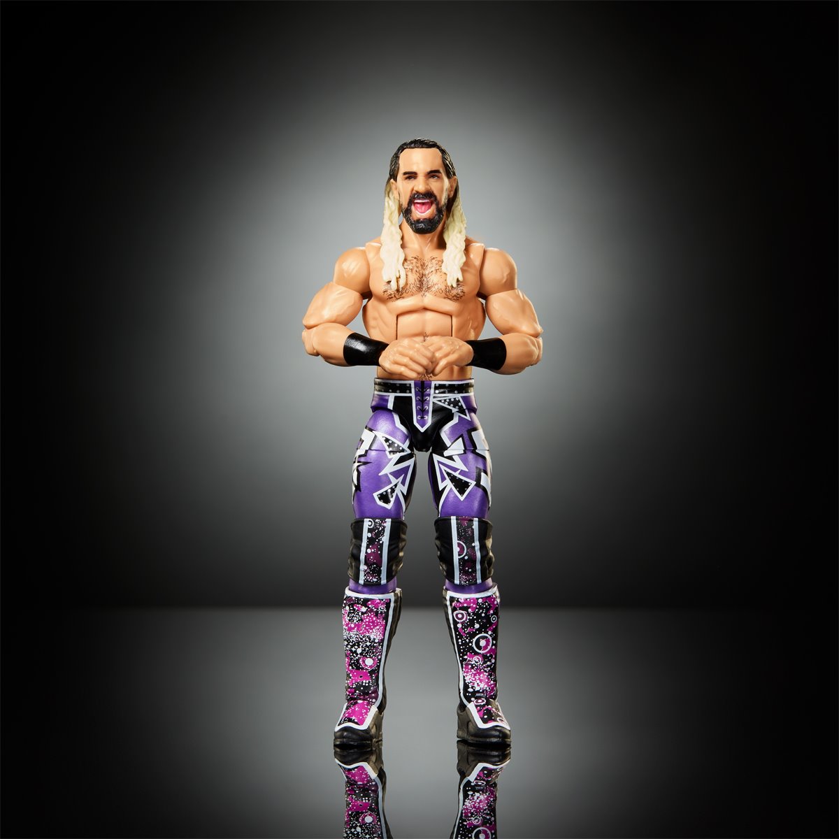 Seth Rollins WWE Elite Collection 6-Inch Figure — Front View Hands Clasped Display Pose