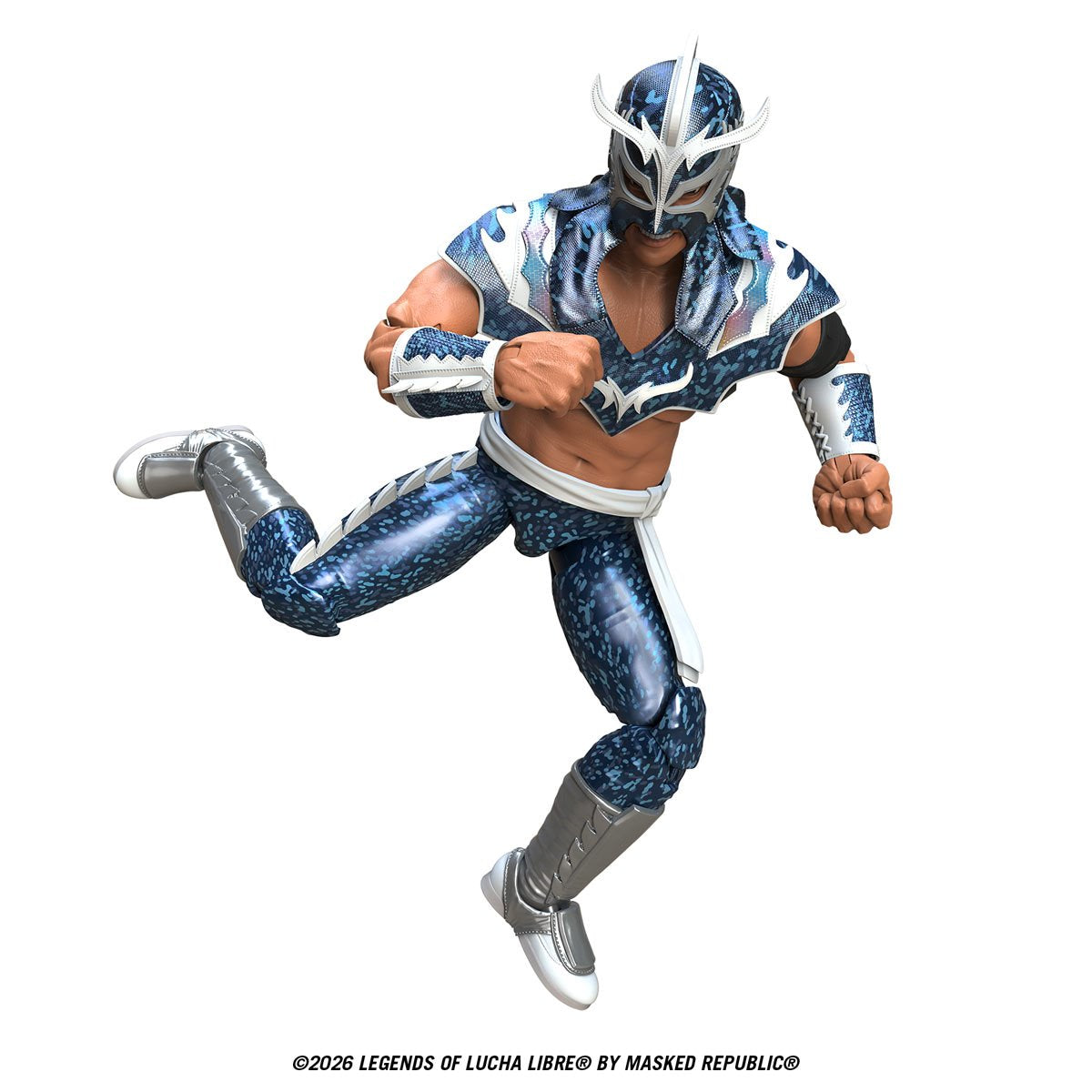 Ultimo Dragon Legends of Lucha Libre 6-Inch Figure — Running Strike Articulation Pose