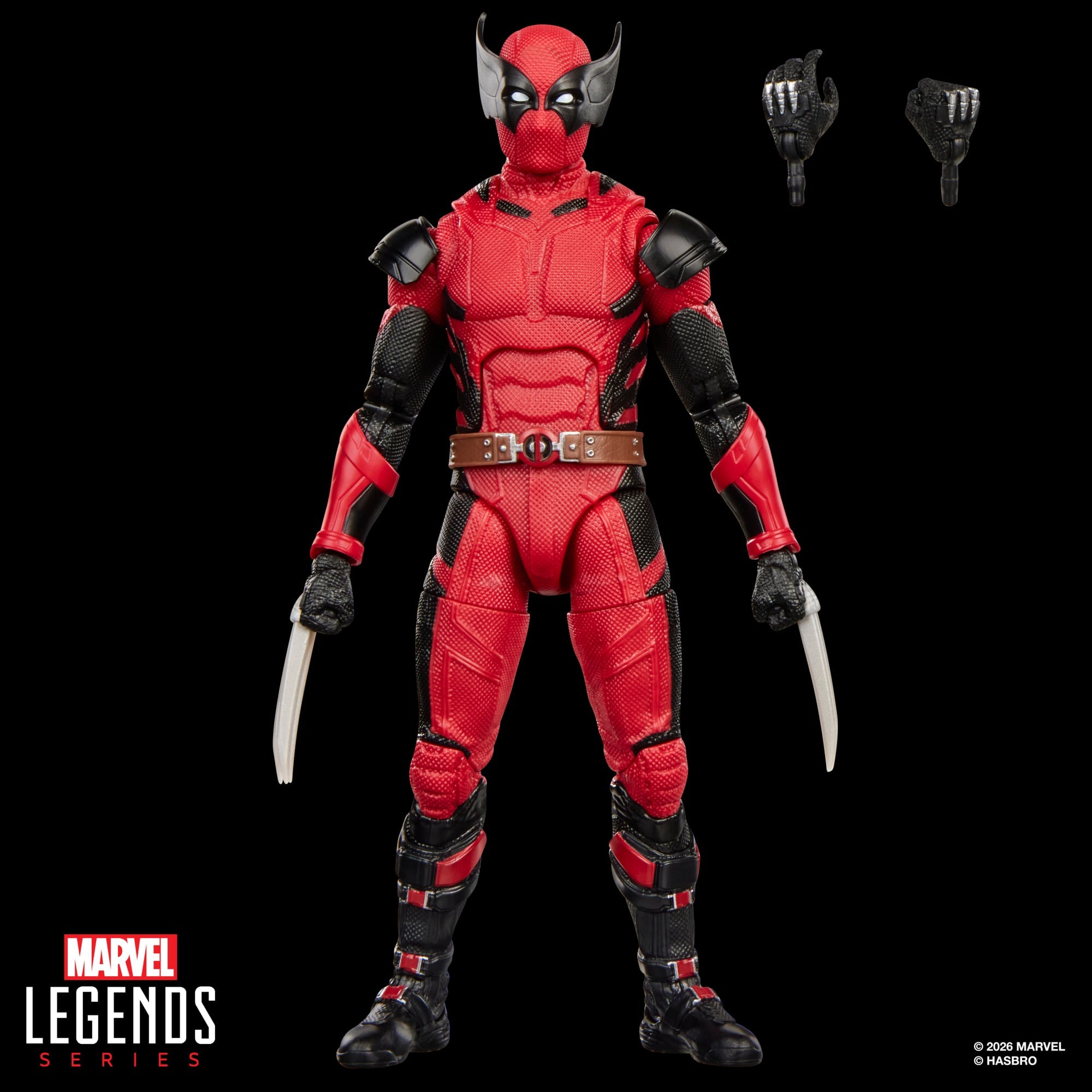 Wolverinepool Marvel Legends 6-Inch Figure — Accessories Included with Open and Grip Hand Sets