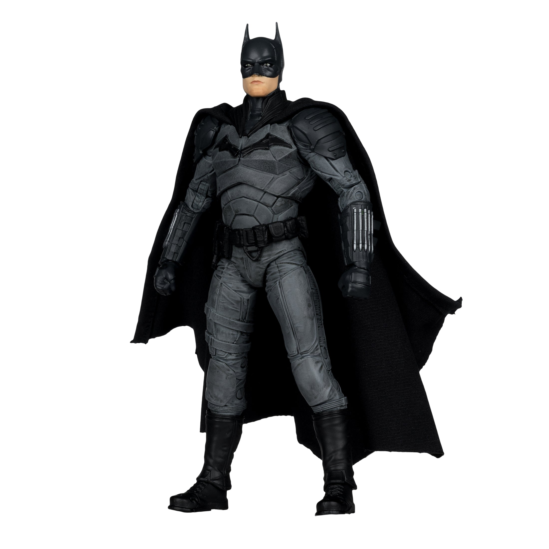 Batman 2022 DC Multiverse 7-Inch Deluxe Theatrical Edition Figure — Out of Box Front View