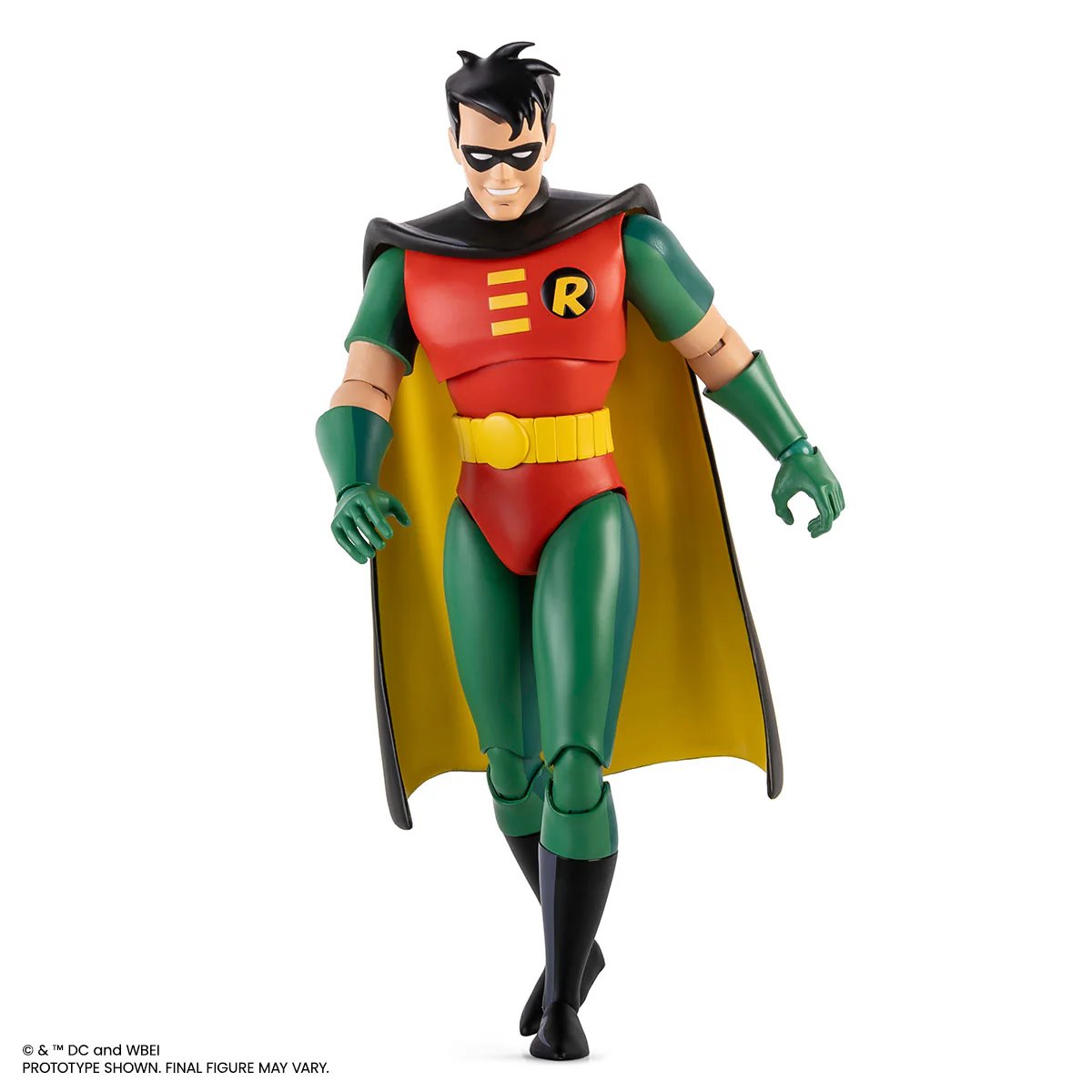 Robin Batman Animated Series Mondo 1:6 Figure — Walking Front View Smile Portrait