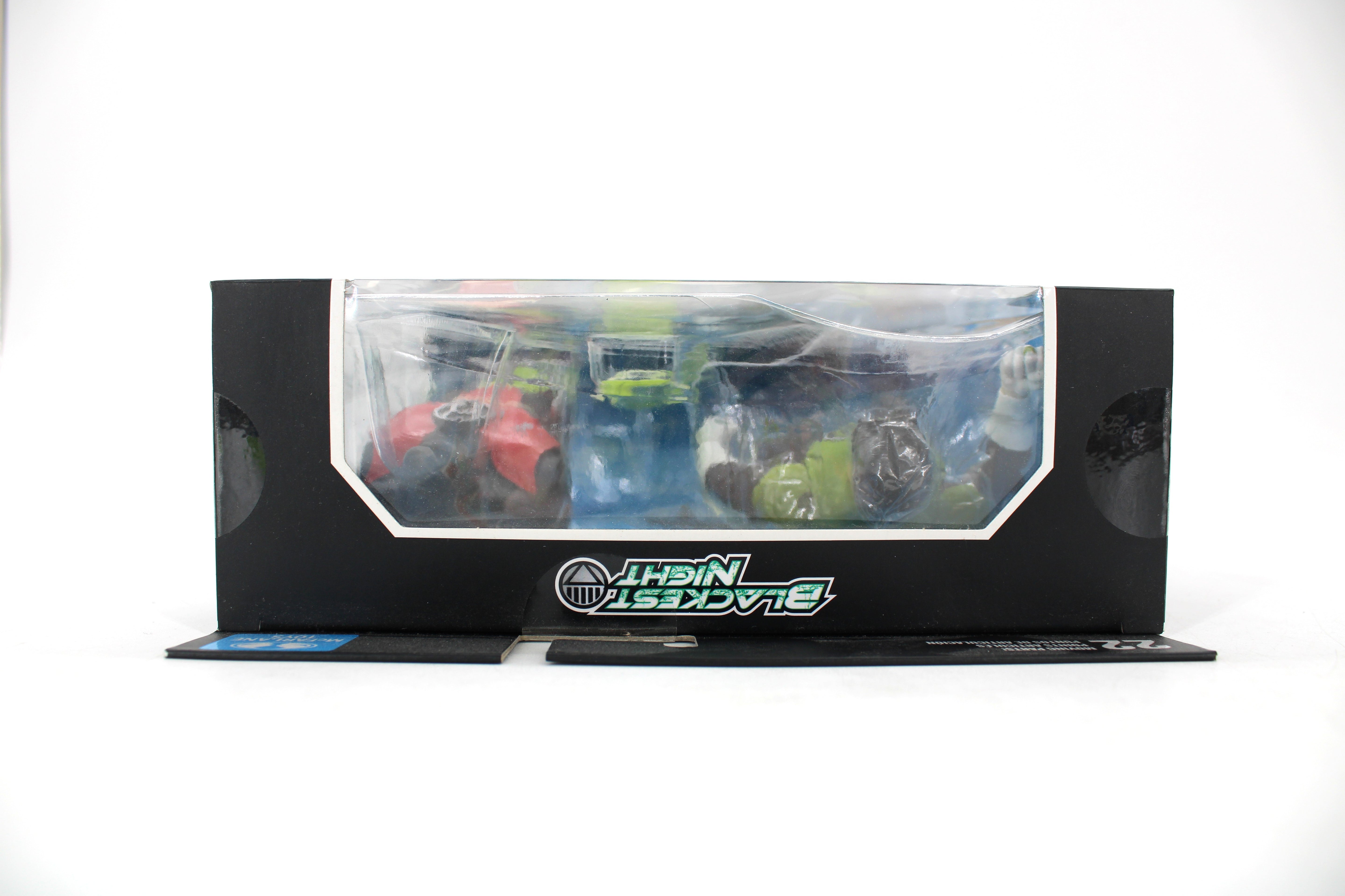 Kyle Rayner DC Multiverse Blackest Night Figure — Bottom Window Detail with Blackest Night Branding
