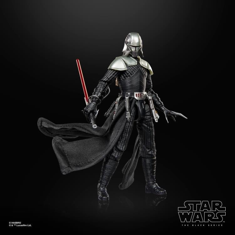 Lord Starkiller Black Series 6-Inch Figure — Out of Box Front View Black Background