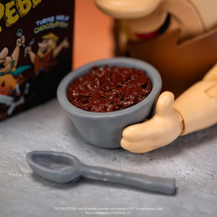 Barney Rubble Cocoa Pebbles 1:12 Scale Figure — Accessories Close-Up Bowl and Spoon Detail
