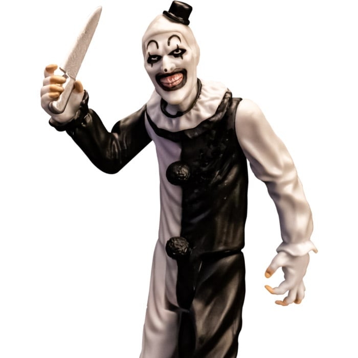 Art the Clown Terrifier 5-Inch Blood Bath Figure — Figure Detail Knife Raised Close-Up