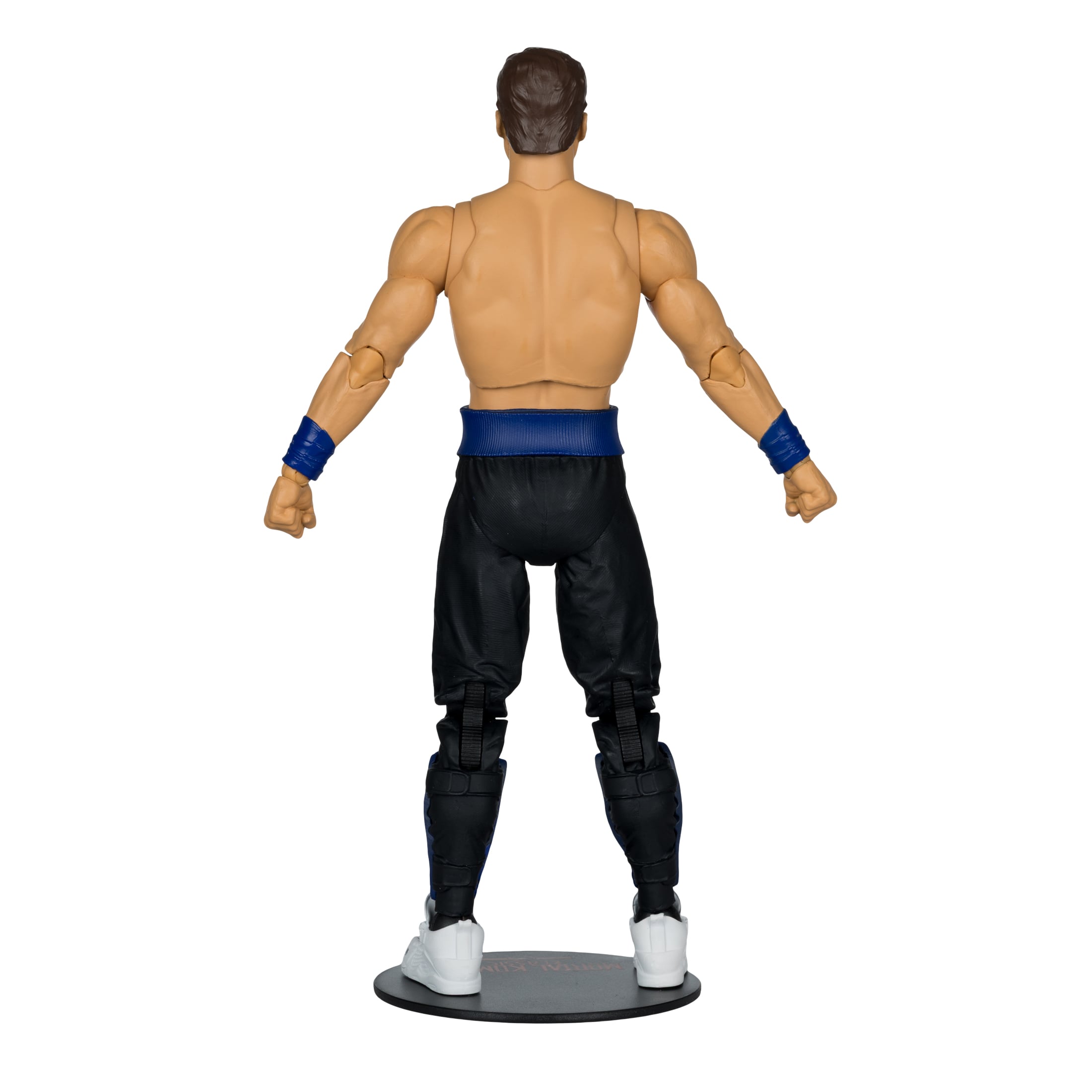Johnny Cage Mortal Kombat Klassic 7-Inch Figure — Back View Showing Rear Sculpt Detail and Shin Guard Construction