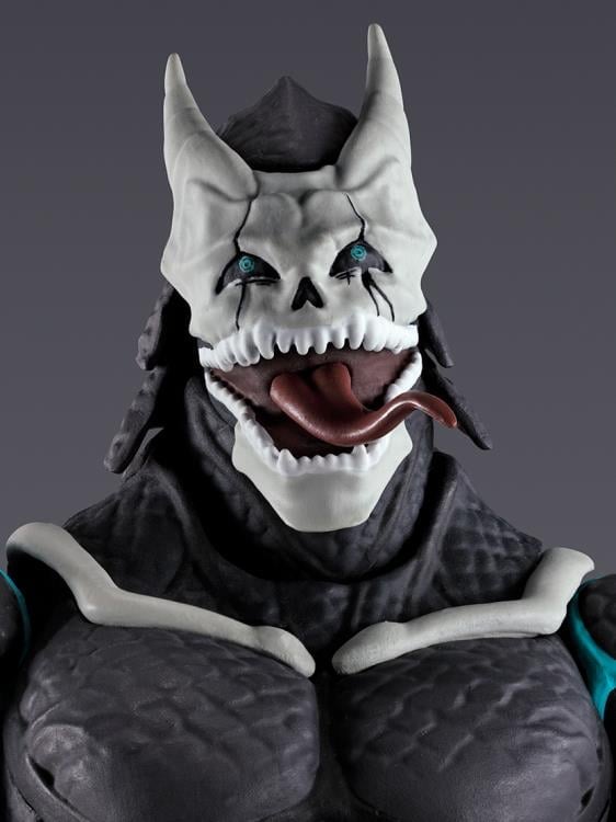 S.H.Figuarts Kaiju No. 8 Figure — Face Detail Close-Up Skull Kaiju Expression
