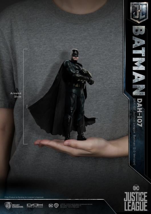 Batman Justice League DAH-107 8-Inch Figure — Scale Size Comparison on Hand