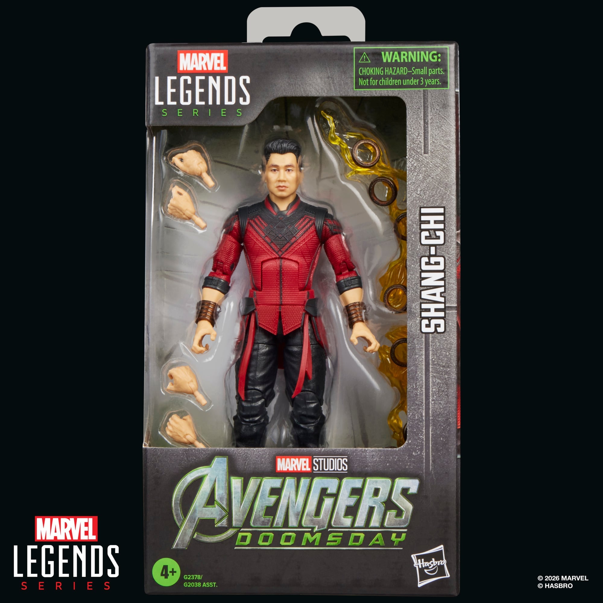 Shang-Chi Avengers Doomsday Marvel Legends — Package Front View in Box