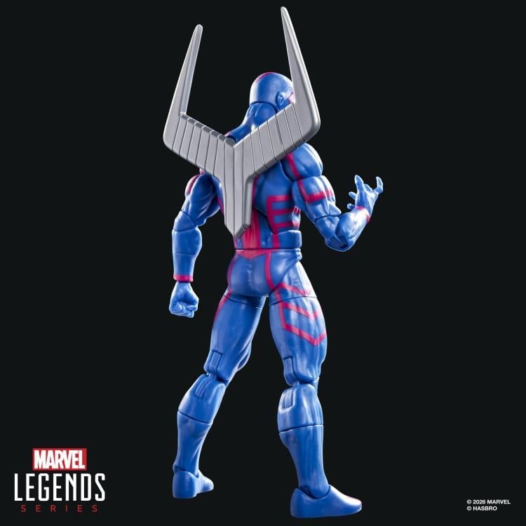 Archangel X-Men '97 Marvel Legends 6-Inch Figure — Back View Alternate Helmet Wing Piece Detail