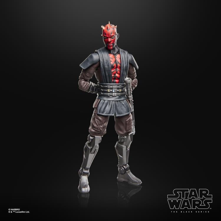 Maul Shadow Lord Black Series 6-Inch Figure — Front View Cloakless No Hood Standing Pose