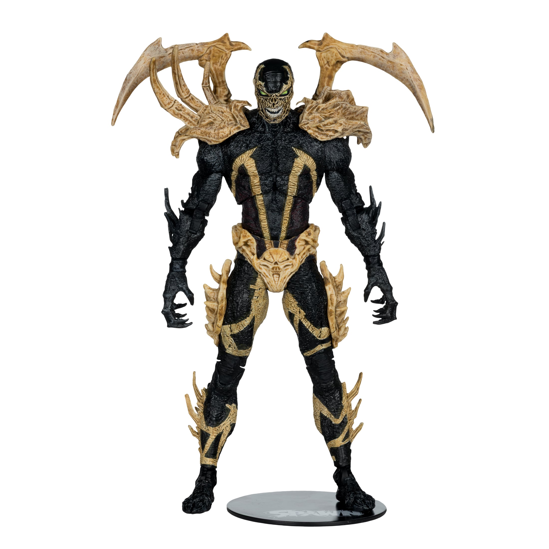 Curse of the Spawn Spawn 7-Inch Action Figure — Front View on Display Stand