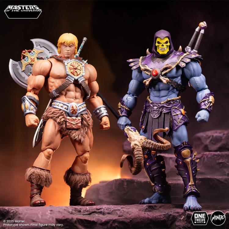 Skeletor MOTU 200X Mondo 1/12 Scale Figure — Scale Comparison with He-Man 1/12 Figure