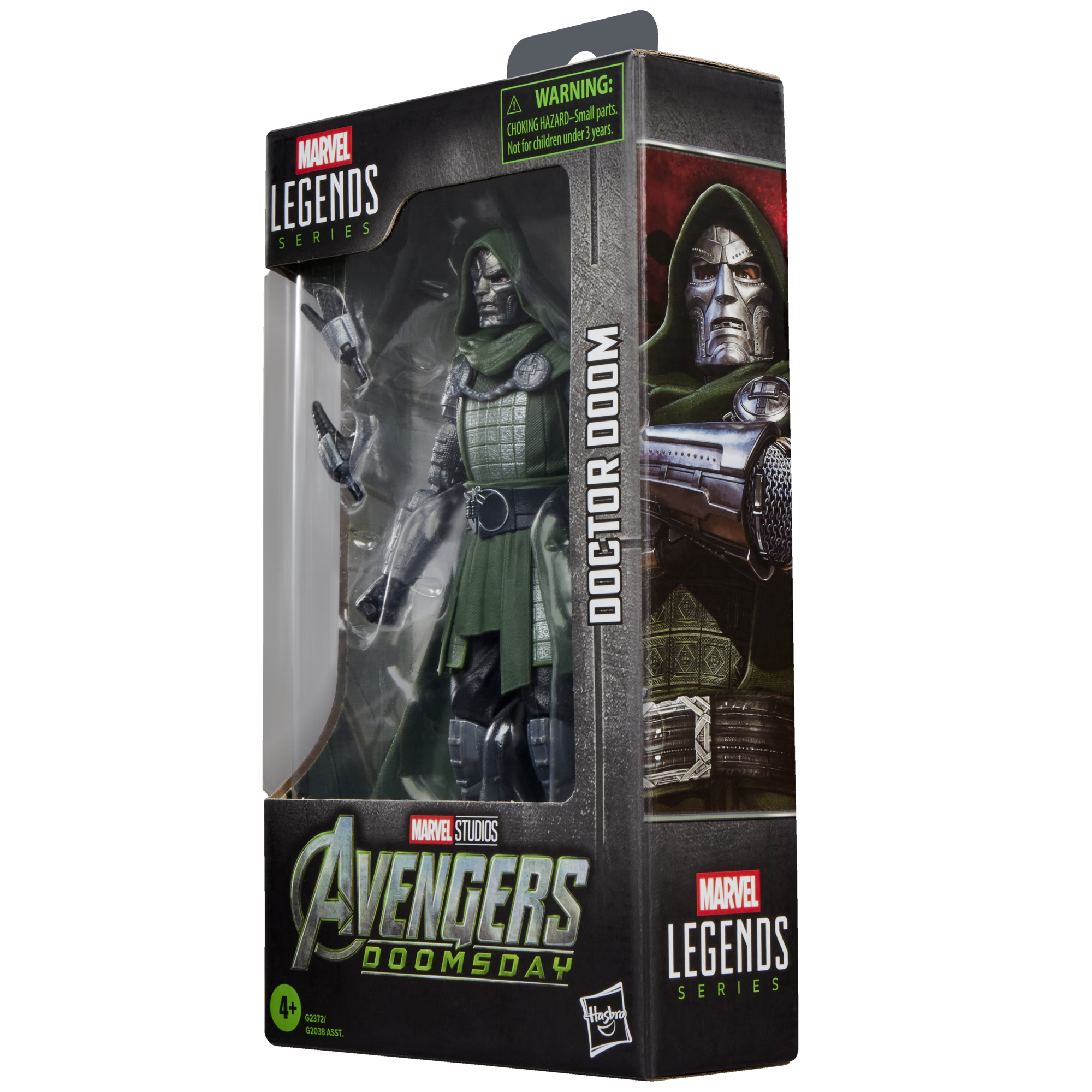 Doctor Doom Marvel Legends 6-Inch Figure — Avengers Doomsday Package Box Side