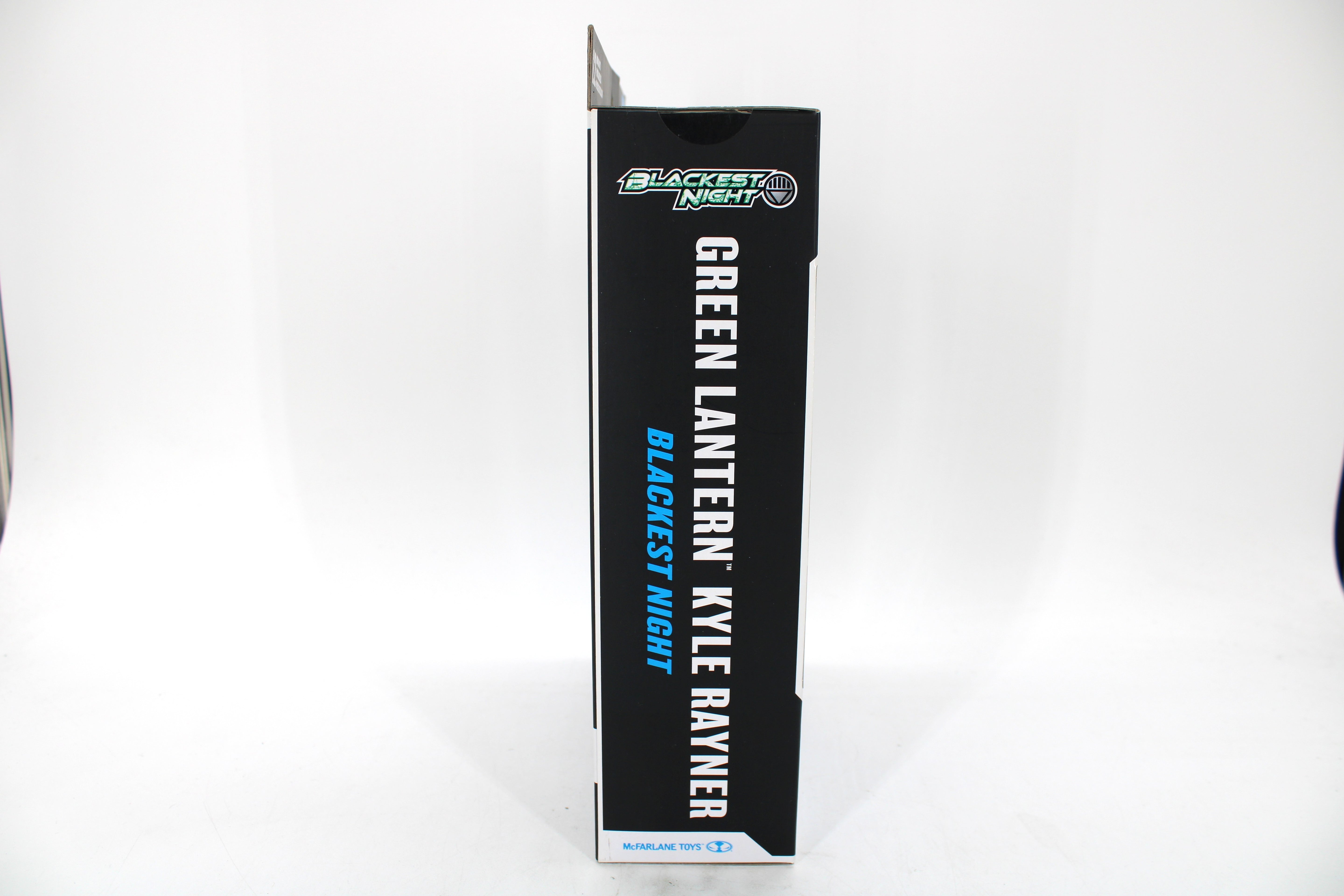 Kyle Rayner DC Multiverse Blackest Night Figure — Box Spine with Blackest Night Logo