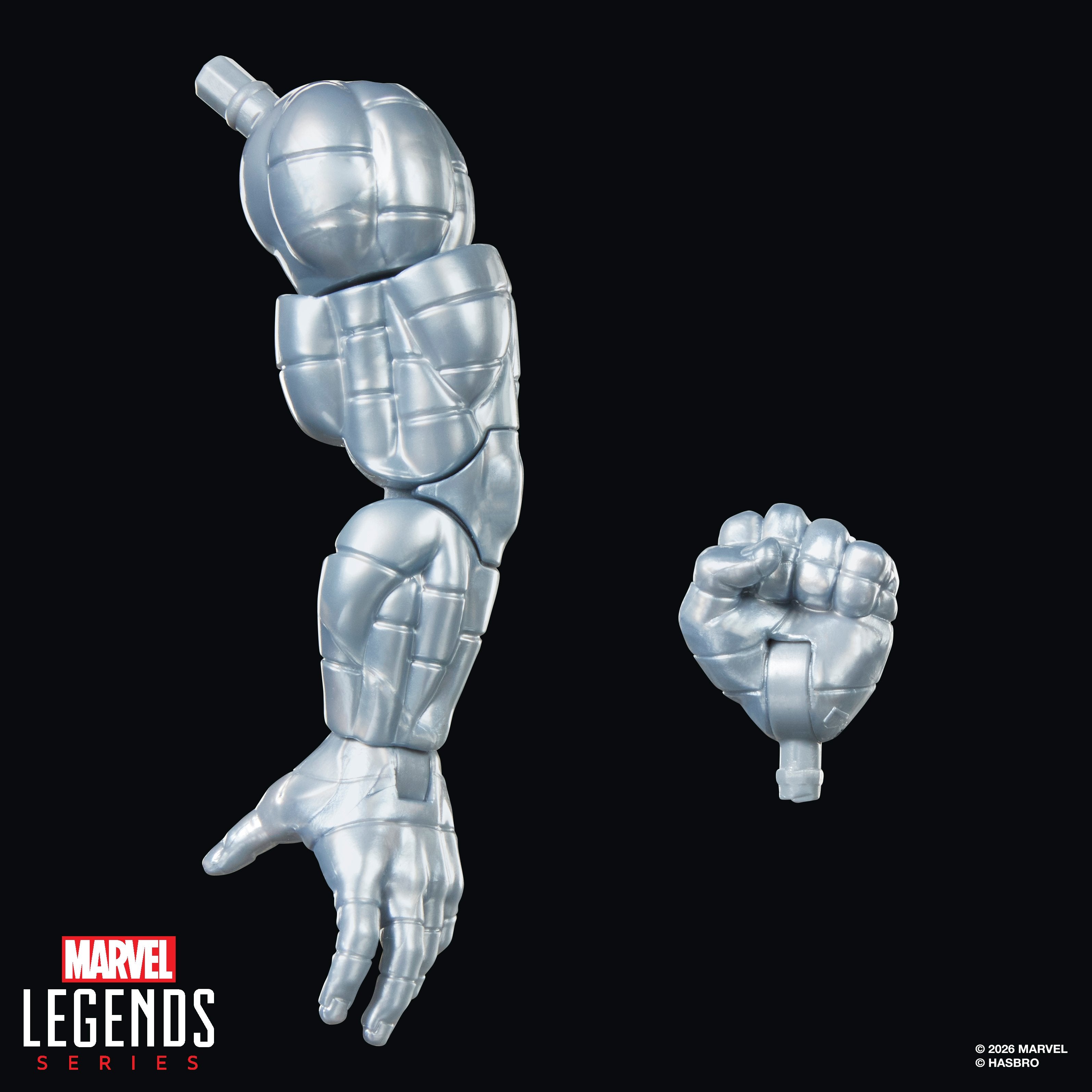 U.S. Agent Marvel Legends 6-Inch — Marvel's Box BAF Arm and Fist Piece Detail