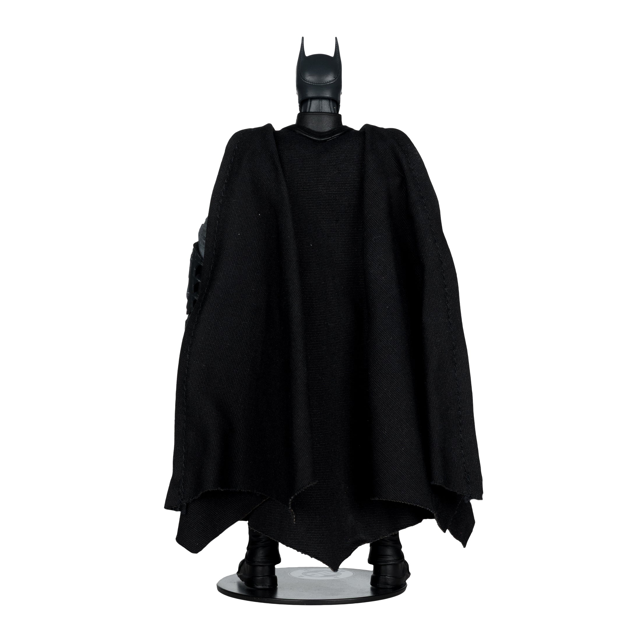Batman 2022 DC Multiverse 7-Inch Deluxe Theatrical Edition Figure — Back View Showing Fabric Cape