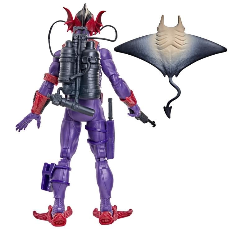 Hydro-Viper G.I. Joe Classified Series 6-Inch Figure — Back View with Scuba Tank Pack and Devil Ray Underside Detail
