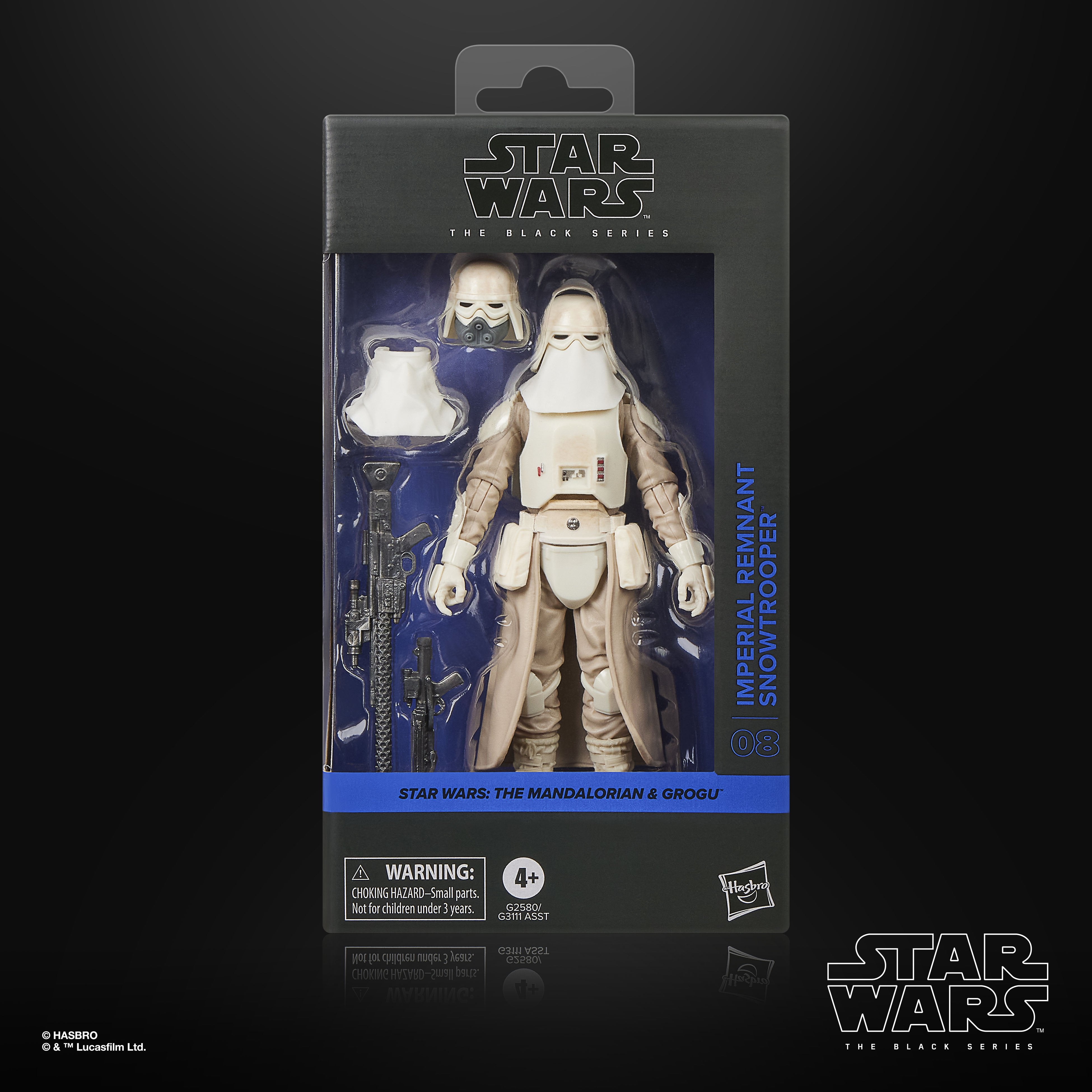 Imperial Remnant Snowtrooper Black Series 6-Inch — Box Art Front View Window Packaging