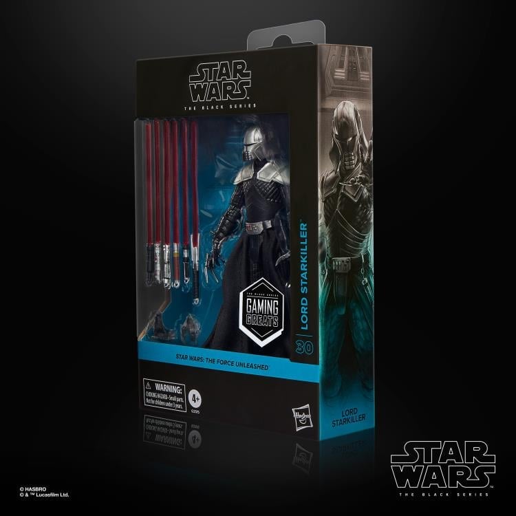 Lord Starkiller Black Series Gaming Greats 6-Inch — Box Side Art Detail