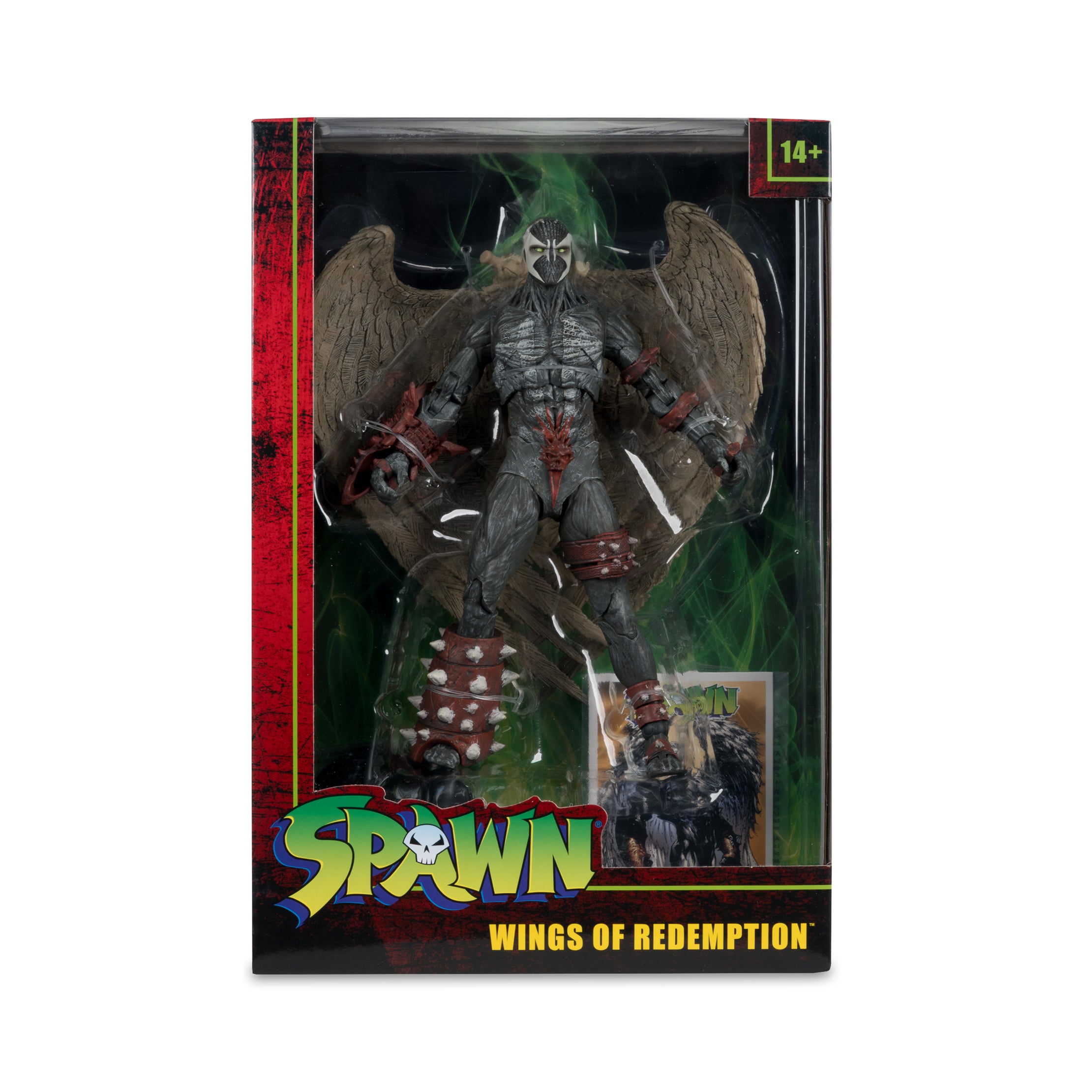 Spawn Wings of Redemption Spawn 7-Inch Action Figure — Bubble Detail Showing Figure in Tray