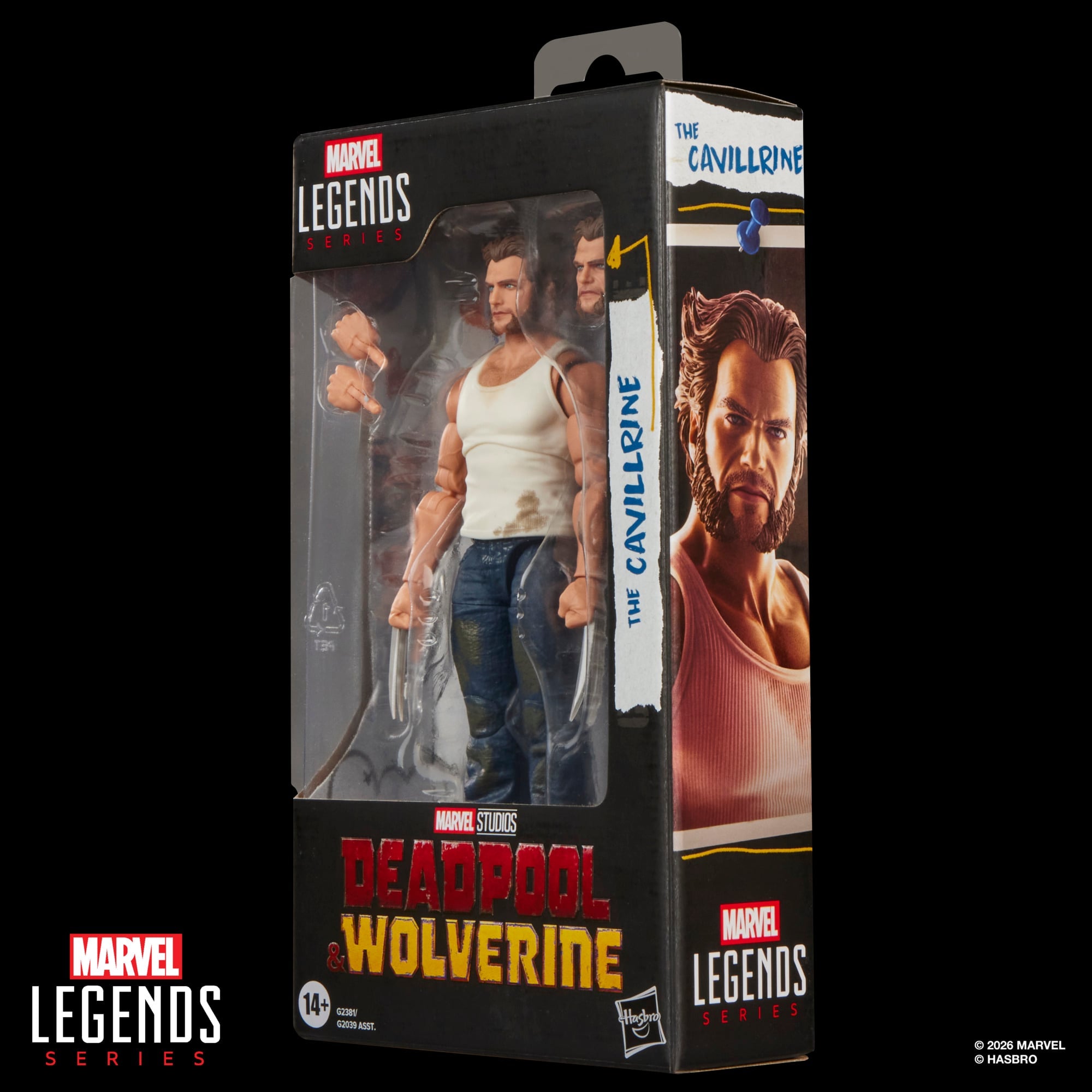 Cavillrine Marvel Legends 6-Inch Figure — Package Side View with Character Art