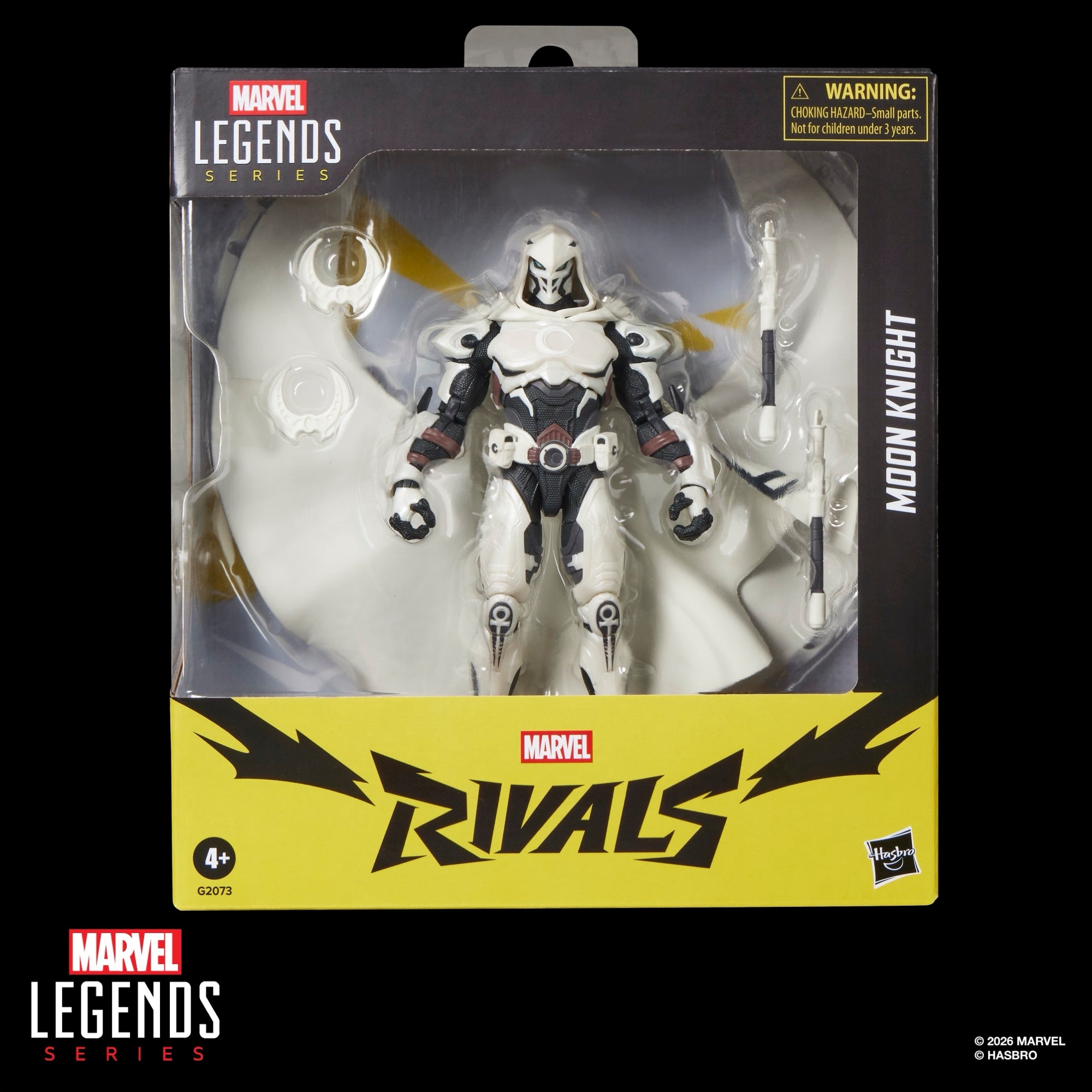 Moon Knight Marvel Legends 6-Inch Figure — Package Front View Marvel Rivals Box