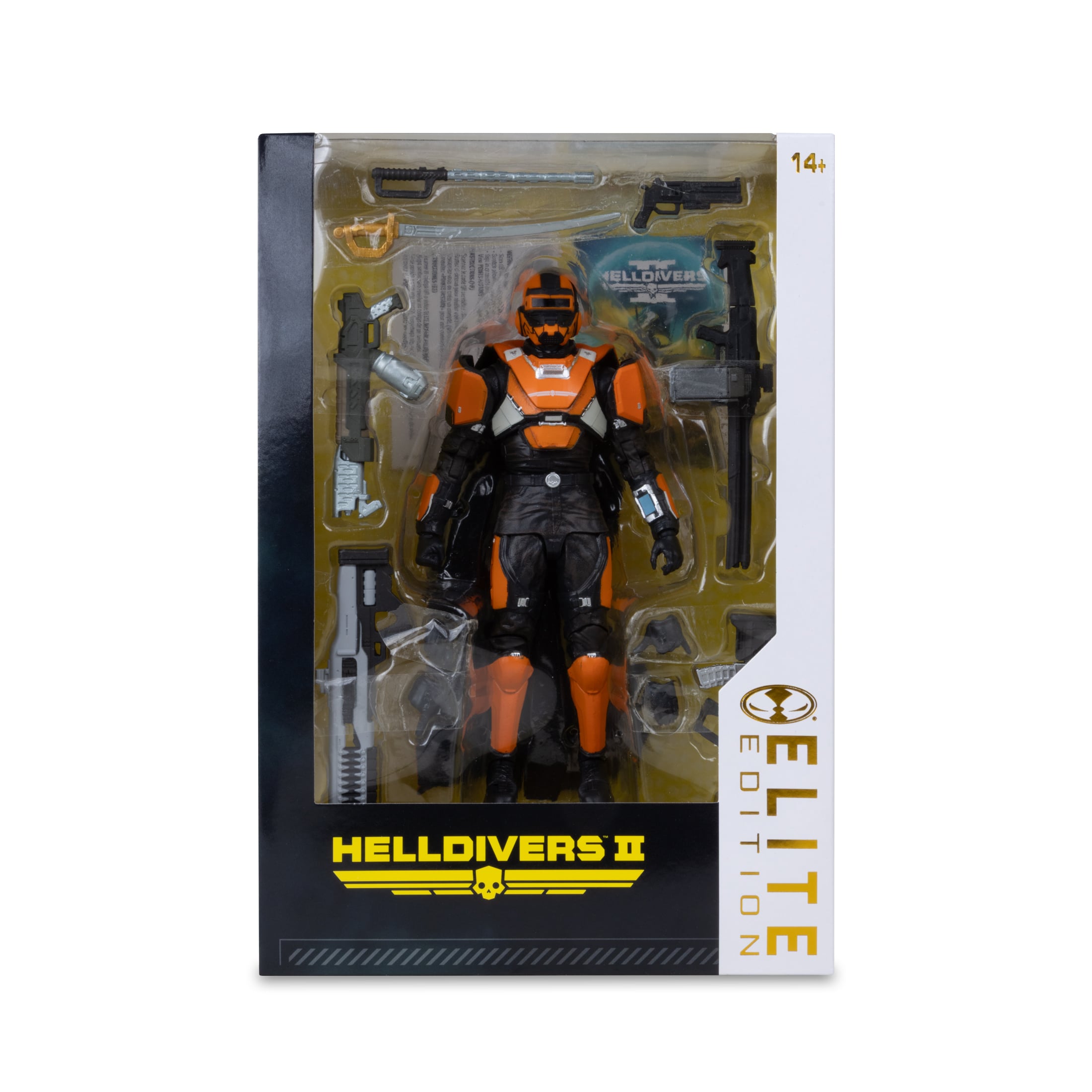 CE-35 Trench Engineer McFarlane Elite Edition 7-Inch Figure — Package Front with Figure Visible Through Window