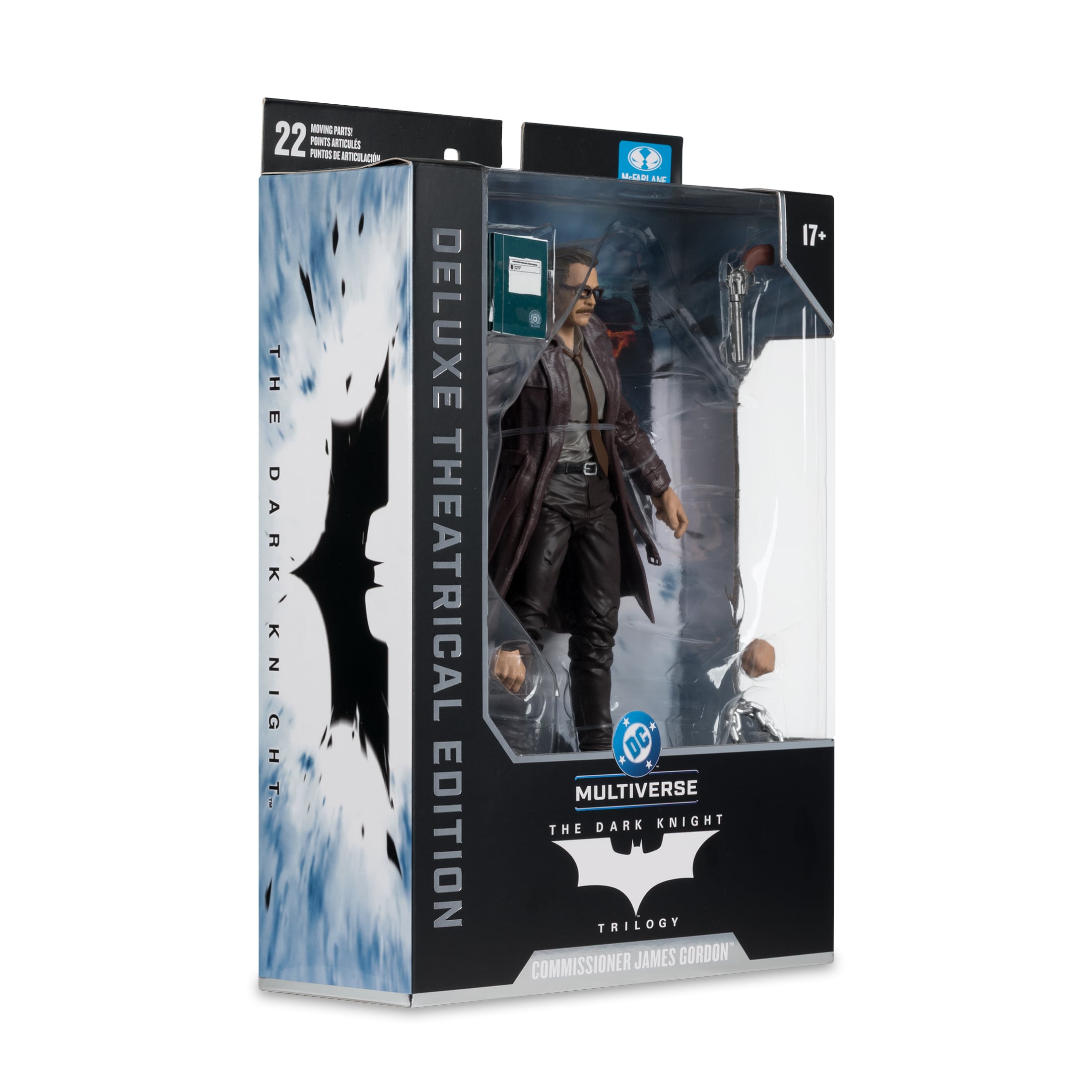 Commissioner Gordon DC Multiverse 7-Inch Deluxe Figure — Package Side View