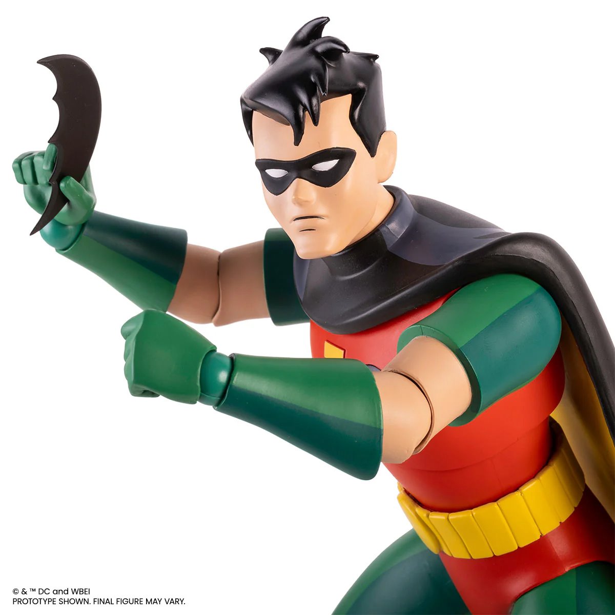 Robin Batman Animated Series Mondo 1:6 Figure — Batarang Throw Articulation Pose