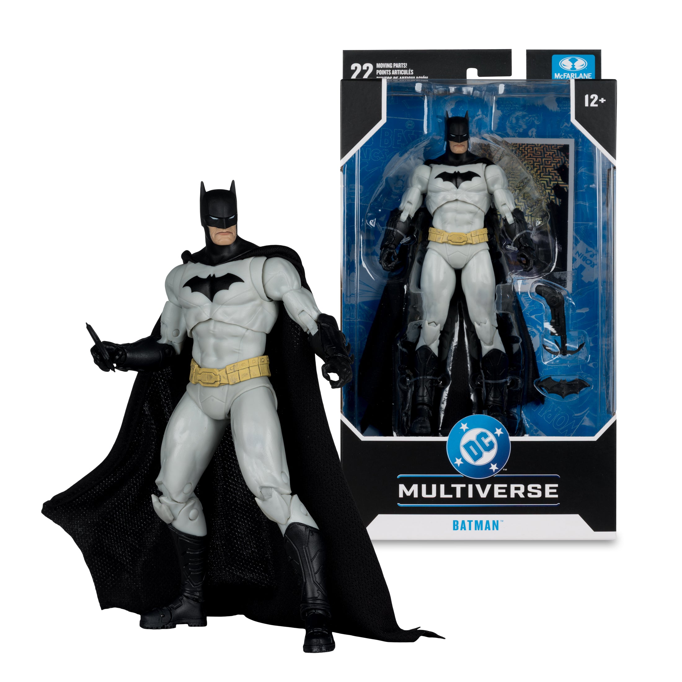 Batman New 52 DC Multiverse 7-Inch Figure — Package Detail Figure Beside Box