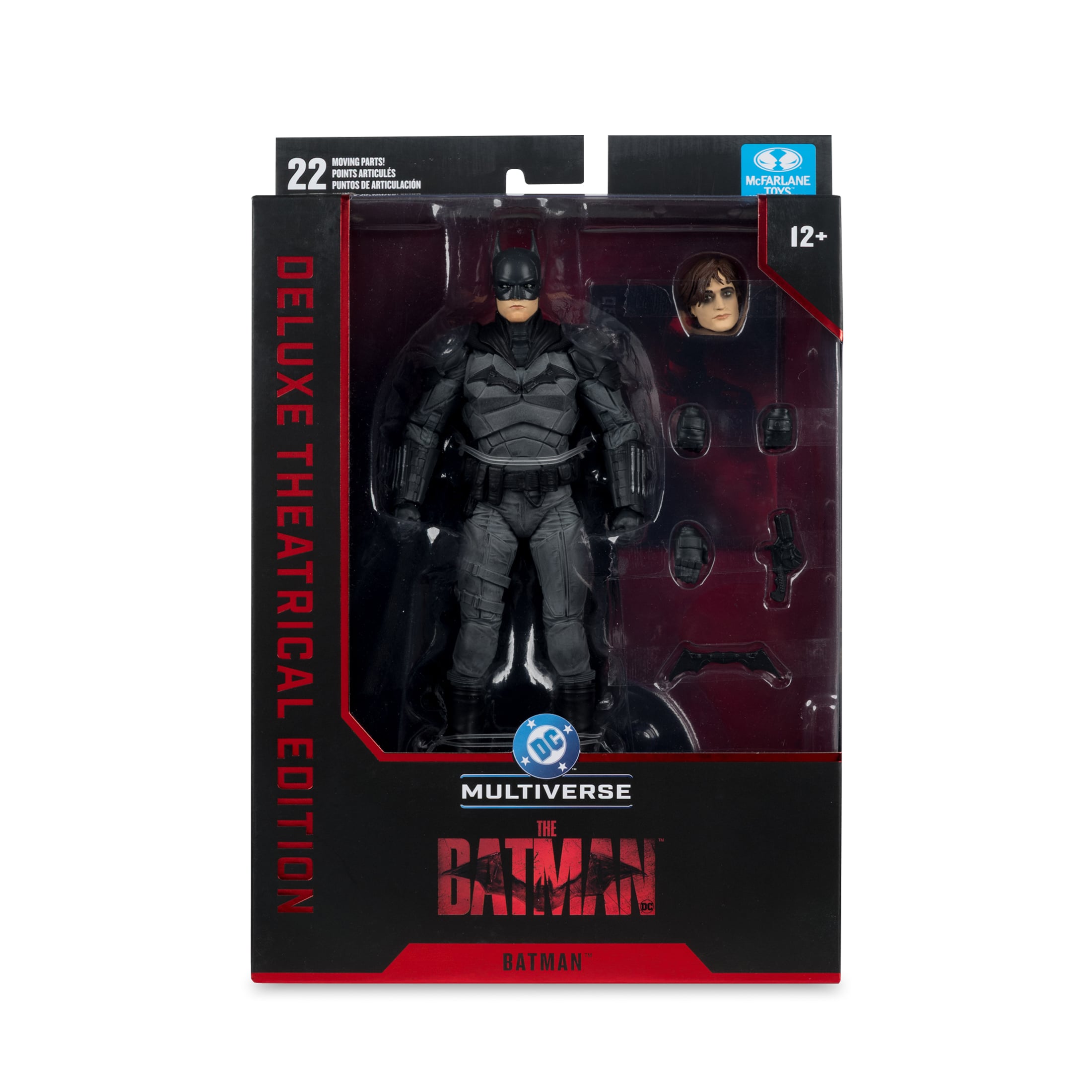 Batman 2022 DC Multiverse 7-Inch Deluxe Theatrical Edition Figure — Package Front View
