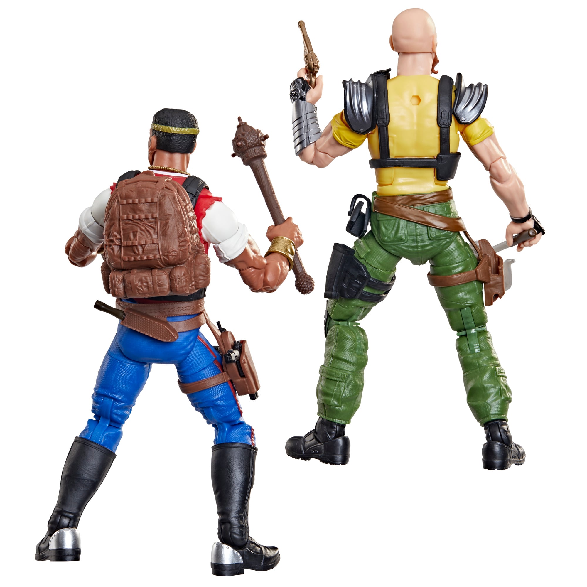 Red Dog and Taurus G.I. Joe Classified Series 6-Inch — Back View Showing Backpack and Harness Detail