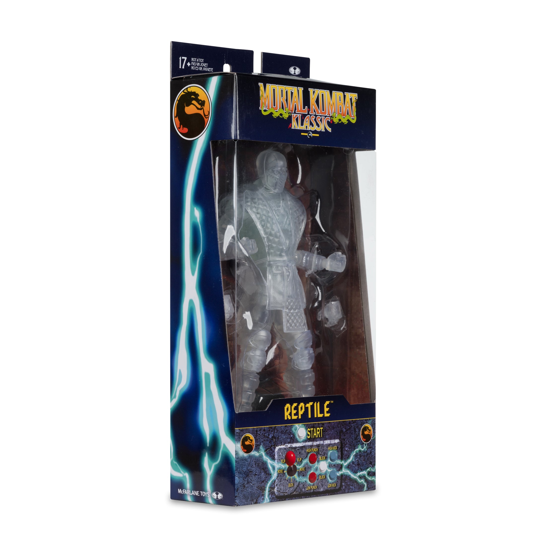 Reptile (Invisible) Mortal Kombat Klassic 7-Inch Action Figure — Side View