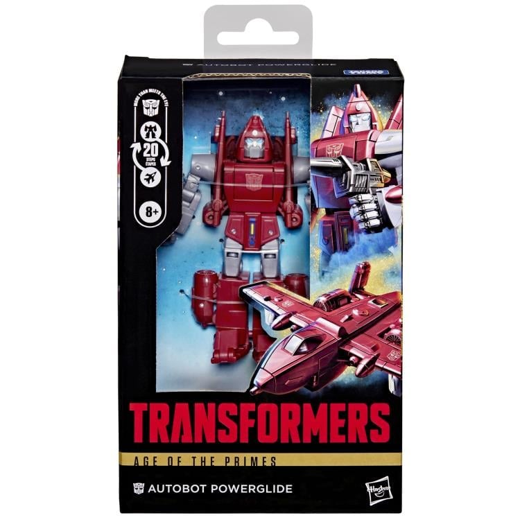 Autobot Powerglide Age of the Primes Deluxe 4.5-Inch — Package Box Front