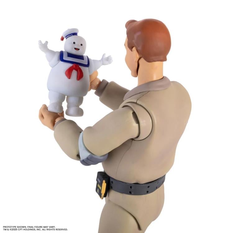 Ray Stantz Real Ghostbusters 1/12 Scale Figure — Out of Box Stay Puft Plushie Back View